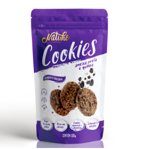 Petisco Doce - Cookie De Quinoa E Ameixa - 100 G