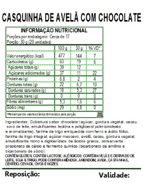 Casquinha de Avelã 500g - Saudáveis.Shop
