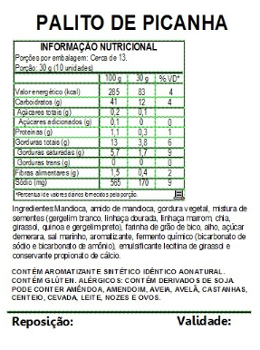 Petisco Palito de Picanha 100g - Saudáveis.Shop