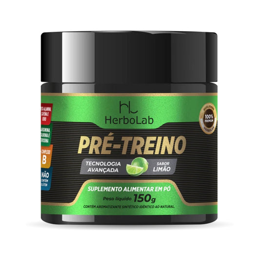 PRÉ TREINO SABOR LIMÃO - Saudáveis.Shop