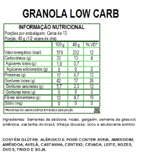 Granola Low Carb 500G KG oferece uma opção nutritiva e - Saudáveis.Shop