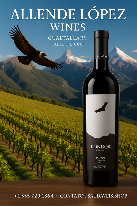 Vinho Malbec Kondor Wineyards - Saudáveis.Shop